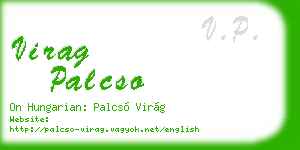 virag palcso business card